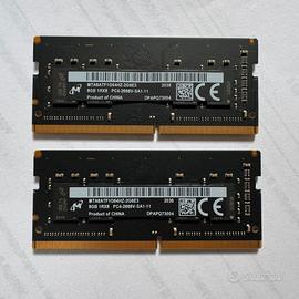 Ram iMac 2019 DDR4 2400 (2666V) originali 16GB