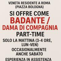 Badante - Dama di compagnia