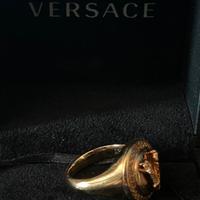 Anello versace placcato in oro