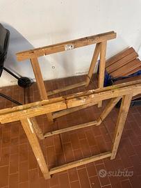 Cavalletti in legno