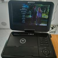 Lettore DVD portatile, USB e SD  + accessori