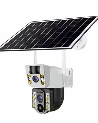 Telecamera Solare Wi-fi o 4g Doppia Lente 8MP 4K