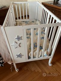 Culla/lettino + fasciatoio picci stellina