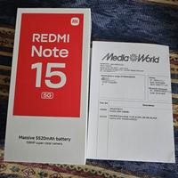 Xiaomi Note 15 5G 8/256gb NUOVO sigillato