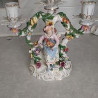 candelabro in ceramica