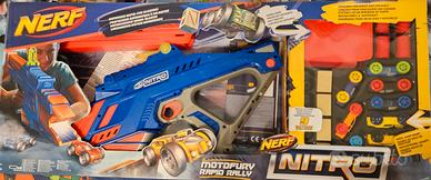 Nerf nitro con macchinine e bersagli
