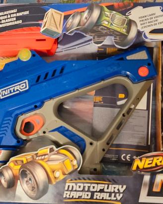 Nerf nitro con macchinine e bersagli
