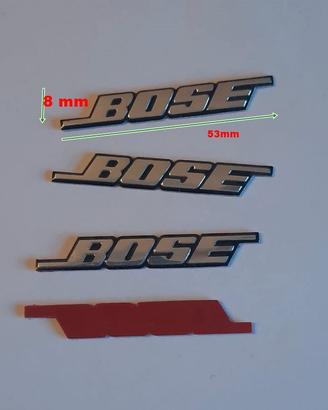 4 scritte adesive COMP. Bose per altoparlanti