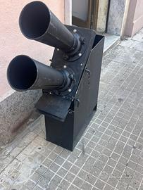 Cannone Sparacoriandoli Professionale a Due Uscite