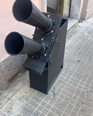 Cannone Sparacoriandoli Professionale a Due Uscite