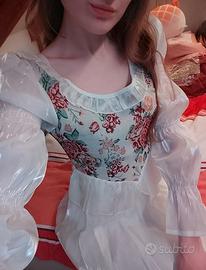 Vestito lungo floreale