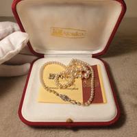 Collana vintage Majorica con perle e chiusura in a