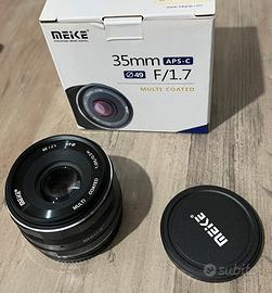Obbiettivo Meike 35mm f1.7 X-Mount