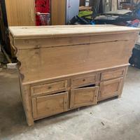 Madia in Legno Massello con Cassetti e Sportelli