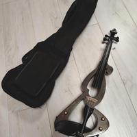 Violino Elettrico Sojing 4/4 Nero - Cuffie + Pece