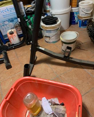 Panca completa di pesi