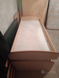 letto a soppalco con struttura 