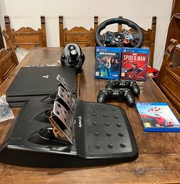 Ps4 pro bundle con logitech g29+giochi