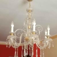 lampadario 6 luci murano 