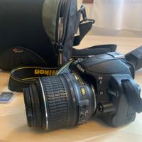 Nikon D3100 con borsa e scheda SD