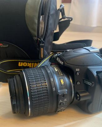 Nikon D3100 con borsa e scheda SD