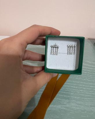 Orecchini pendenti in argento