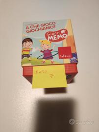 Memo " a che gioco giochiamo ? "