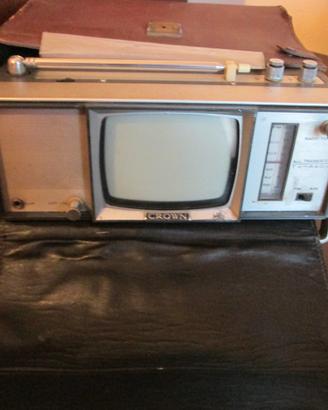 Radio/ tv crown portatile anni 60/70