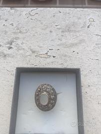 anello argento e madreperla