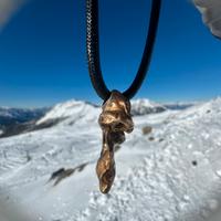 Collana in ottone natural