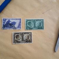 3 francobolli regno d'Italia anni 30