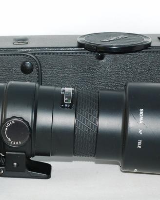 sigma 400mm f5.6 obiettivo Nikon AF autofocus 