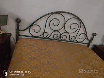 Letto matrimoniale in ottone
