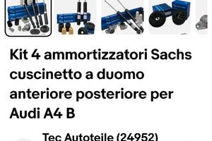 Ammortizzatori sachs nuovi