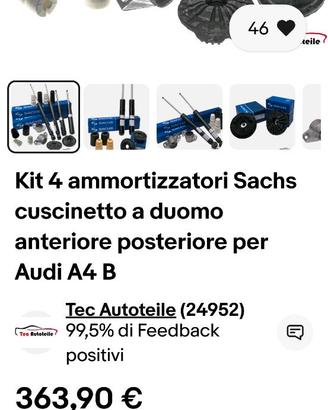 Ammortizzatori sachs nuovi