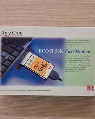 Nuovo! AnyCom ECO II 56K modem ethernet per