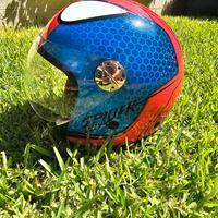 Casco moto per ragazzo  Spiderman
