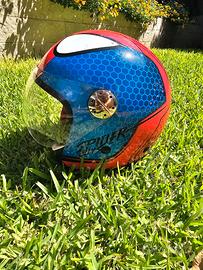 Casco moto per ragazzo  Spiderman