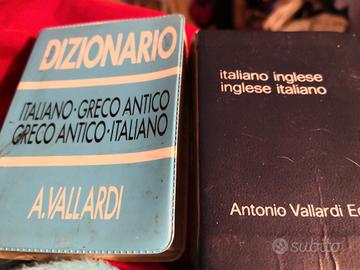 mini dizionari, inglese e greco antico