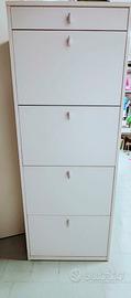 scarpiera slim 4 ribalte+ cassetto