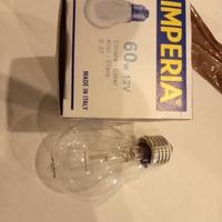 Lampadina  Imperia 12V/ 60 W. Trasparente 