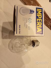 Lampadina  Imperia 12V/ 60 W. Trasparente 