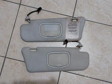coppia alette parasole fiat stilo 3 porte con luce