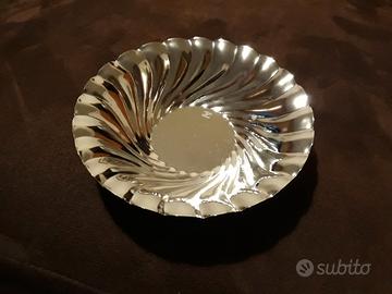 Piatto Silver plated, diametro 13cm