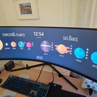 Samsung Odyssey Serie G9 G95T 49" Dual QHD Curvo