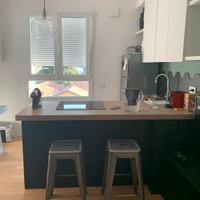 Cucina angolare con penisola