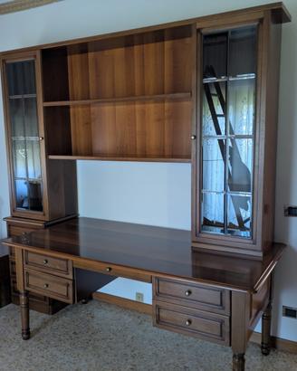 Scrivania legno massello