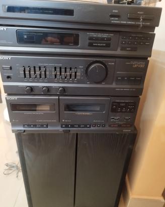 Stereo con piatto