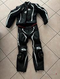 tuta moto divisibile spyke in pelle