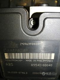 Gruppo abs TOYOTA YARIS 1298cc benzina del 2007